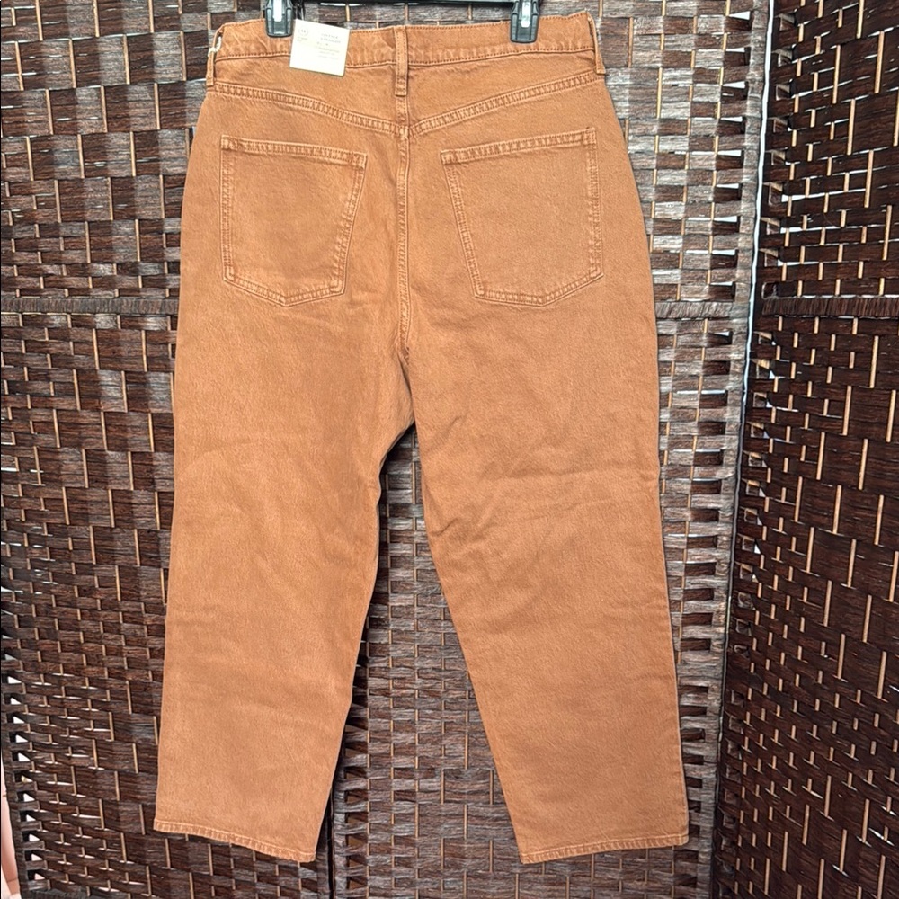 Universal Threads brown vintage straight leg denim Jeans pants NWT 14 / 32 - Picture 6 of 6